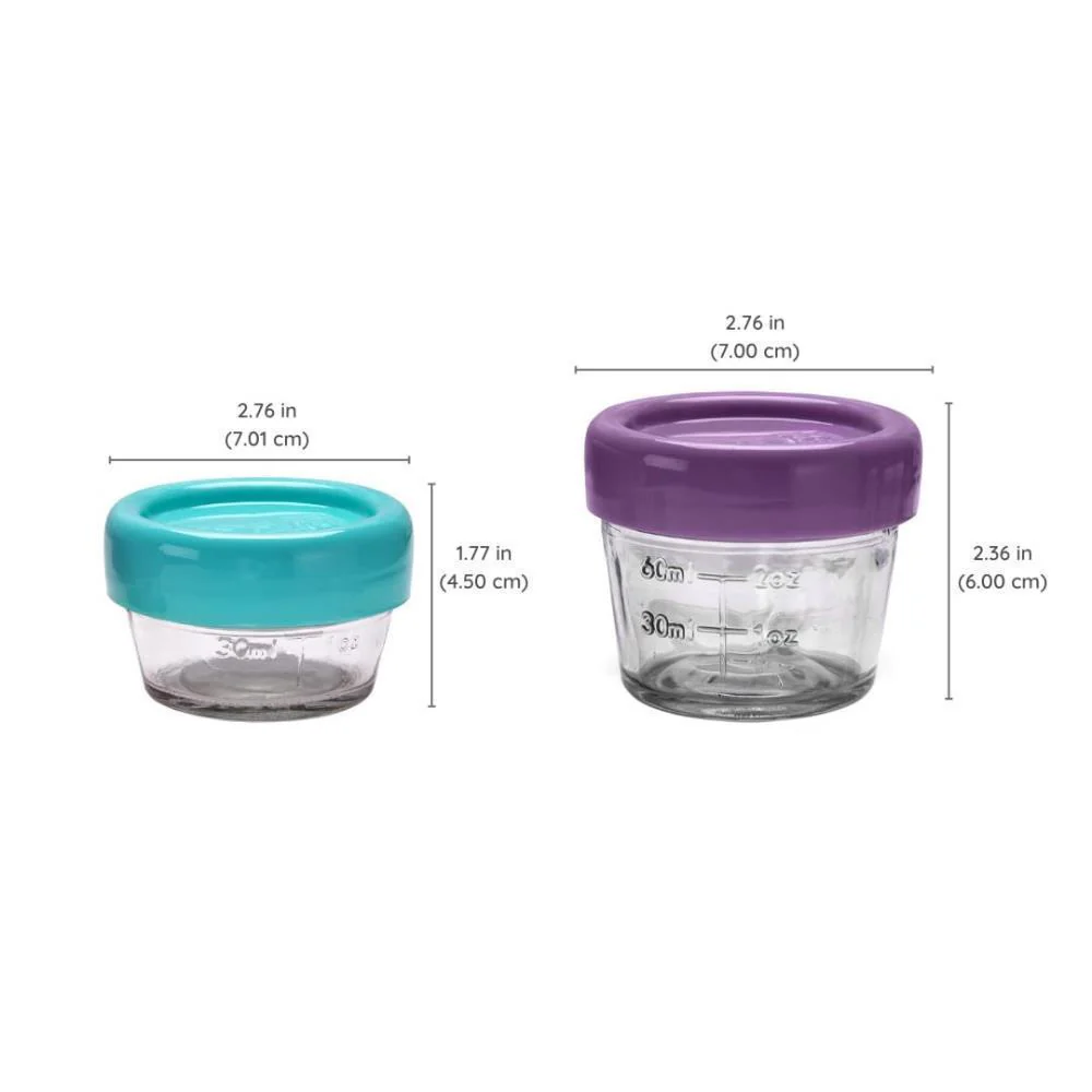 12 Recipientes Melii em Vidro (6x30ml + 6x60ml) - Image 4