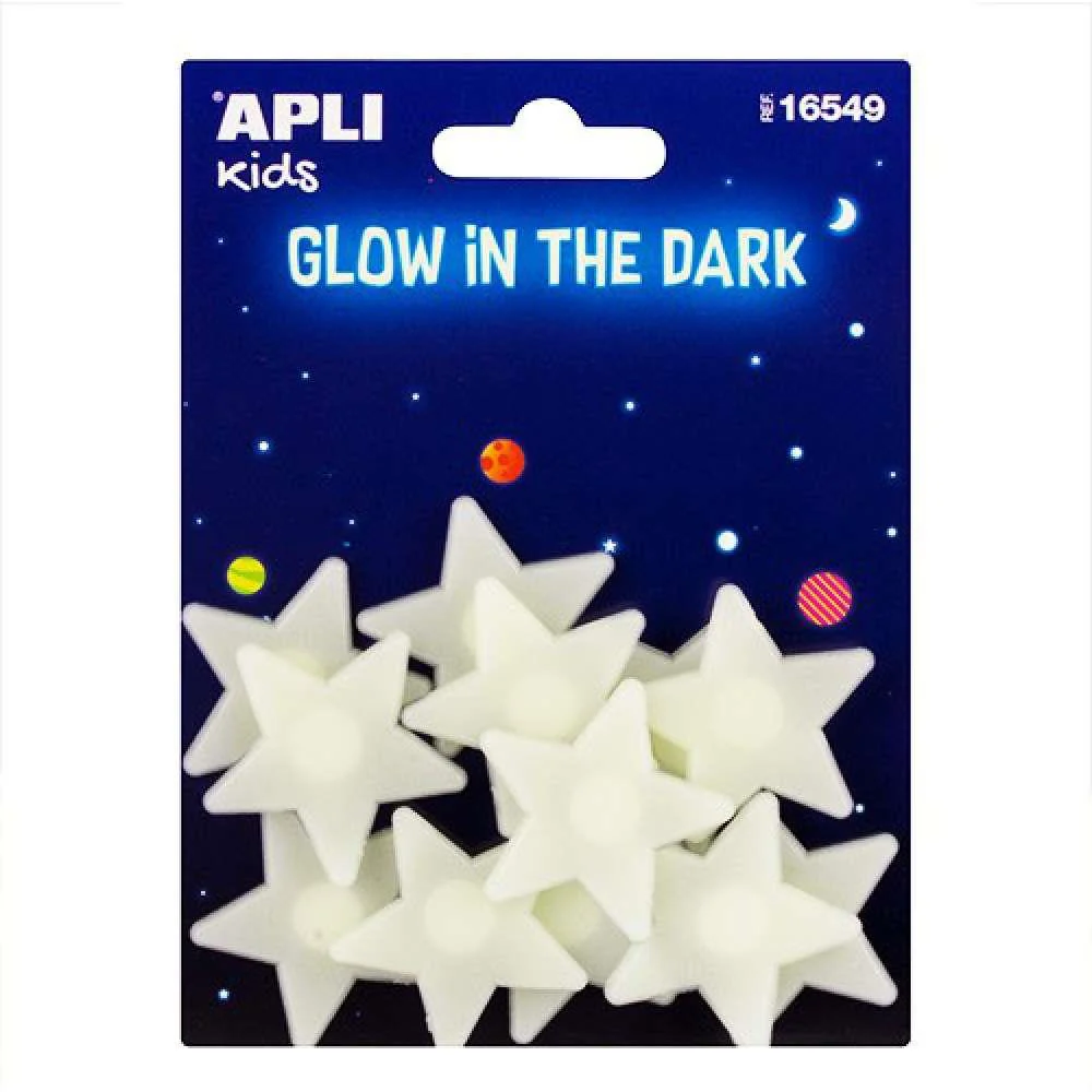 ApliKids Estrelas Pequenas Luminescentes 12Uni