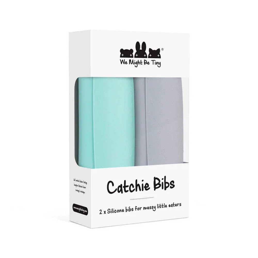 2 Babetes em Silicone We Might Be Tiny Mint/Grey - Image 5