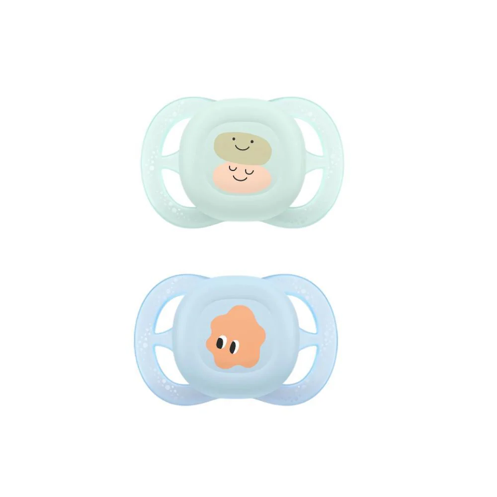 2 Chupetas Philips Avent Ultra Start Deco Menino 0-2m - Image 3