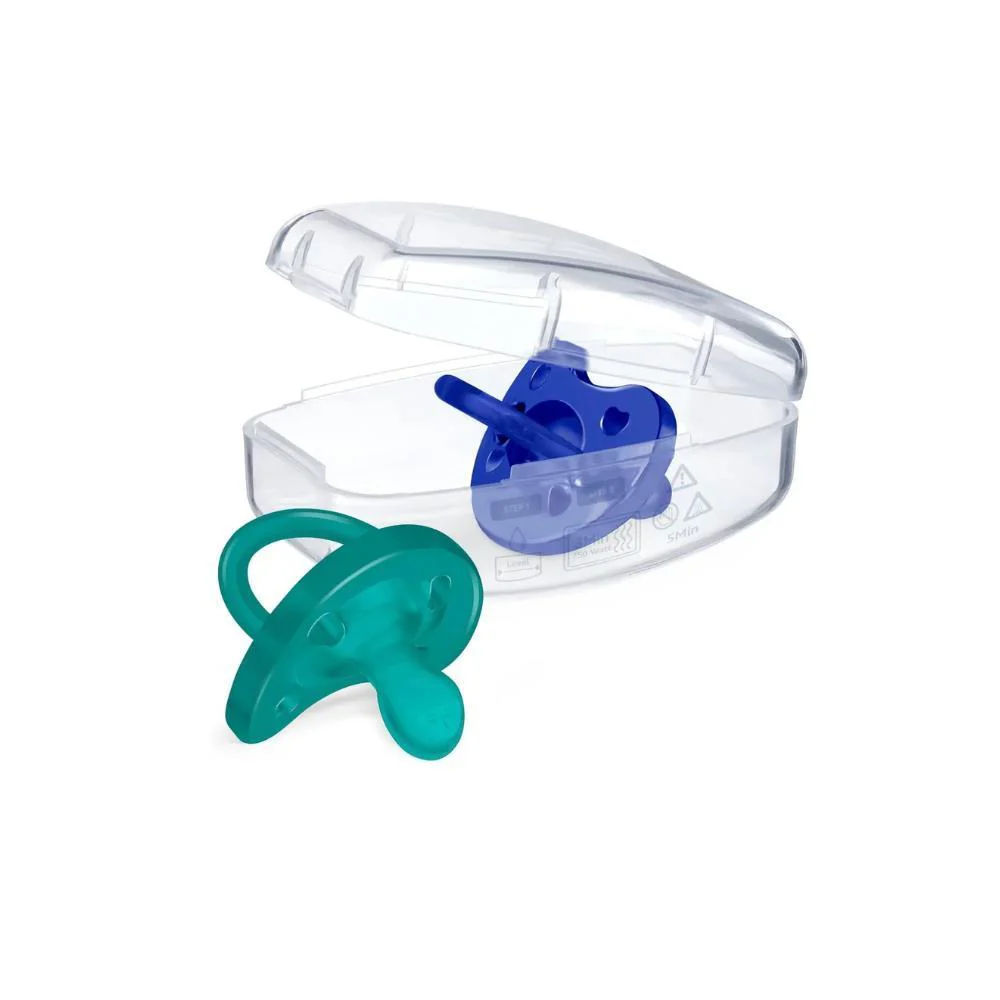 2 Chupetas Chicco Physio Forma Soft Silicone Azul 16-36m - Image 5