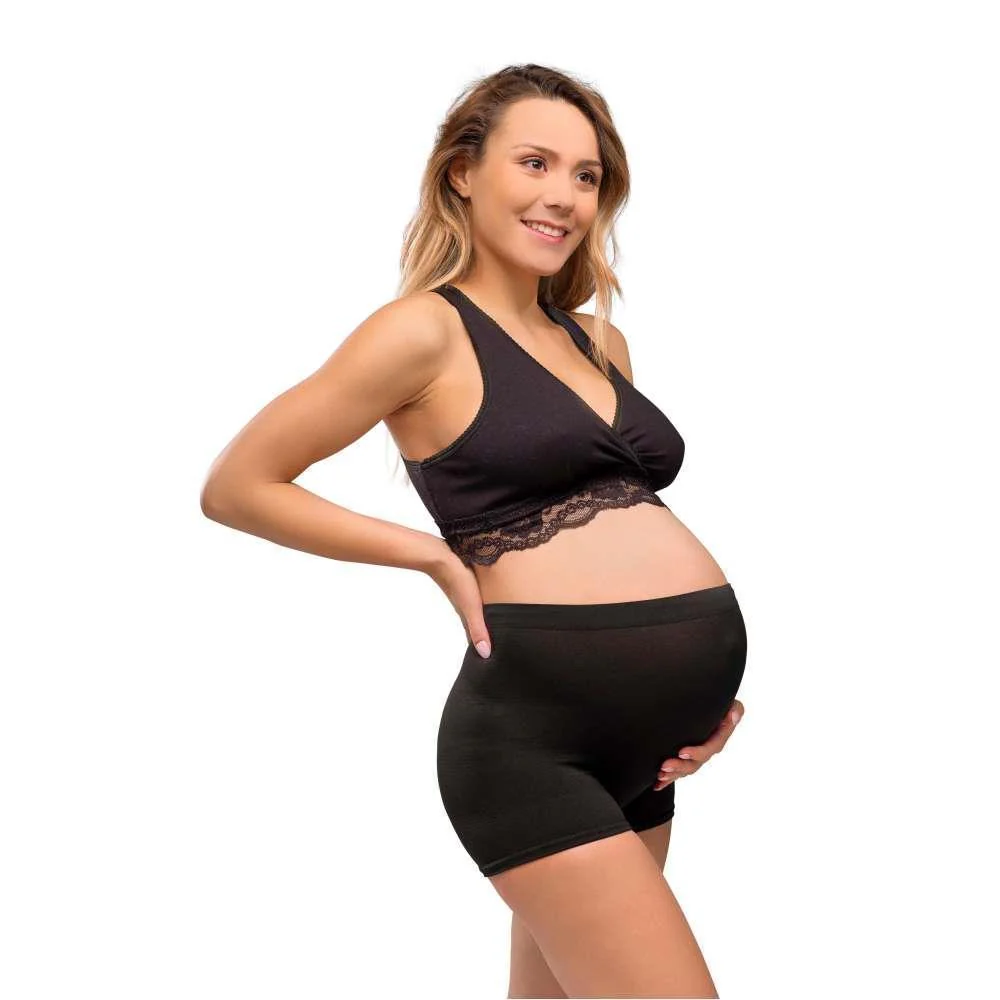 2 Cuecas para Gravidez e Pós-Parto Carriwell Preto TU - Image 3