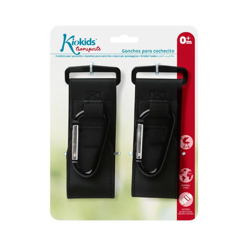 2 Ganchos Mosquetão Kiokids para Carrinho - Image 2