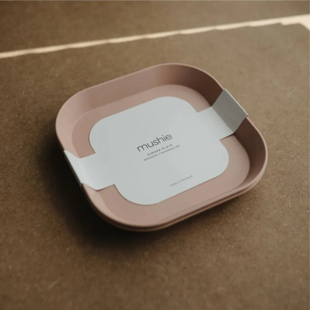 2 Pratos Quadrados Blush - Image 3