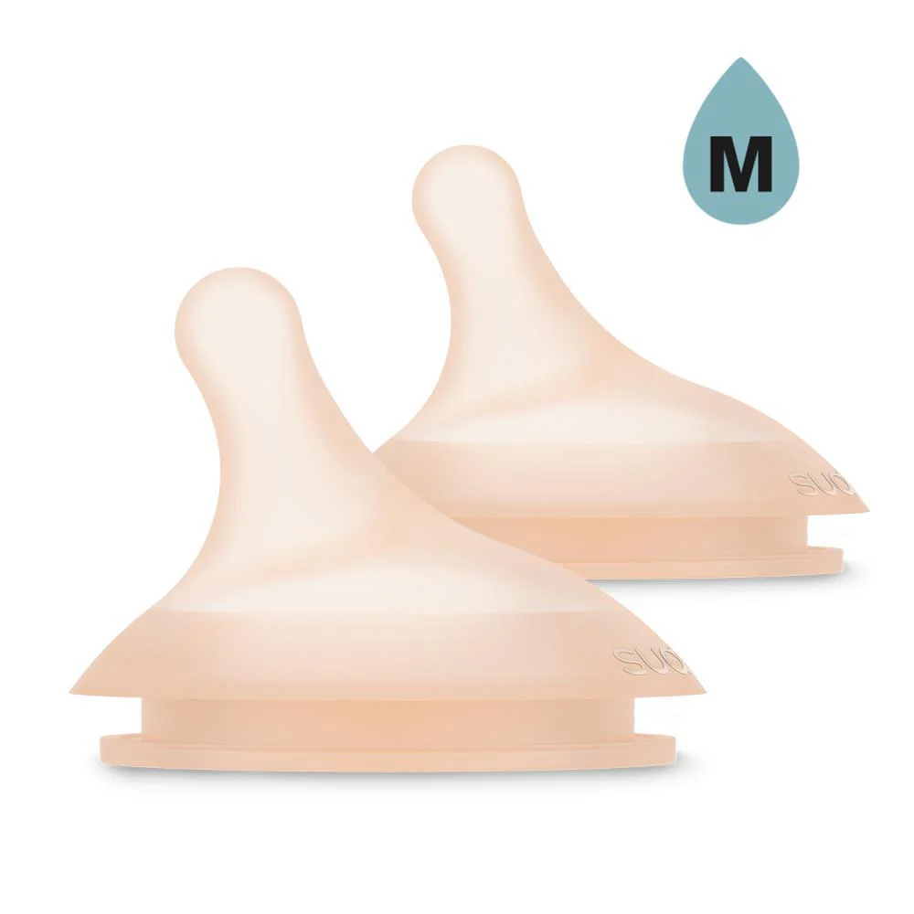 2 Tetinas Suavinex Zero Zero Shades Fluxo M TU +3m