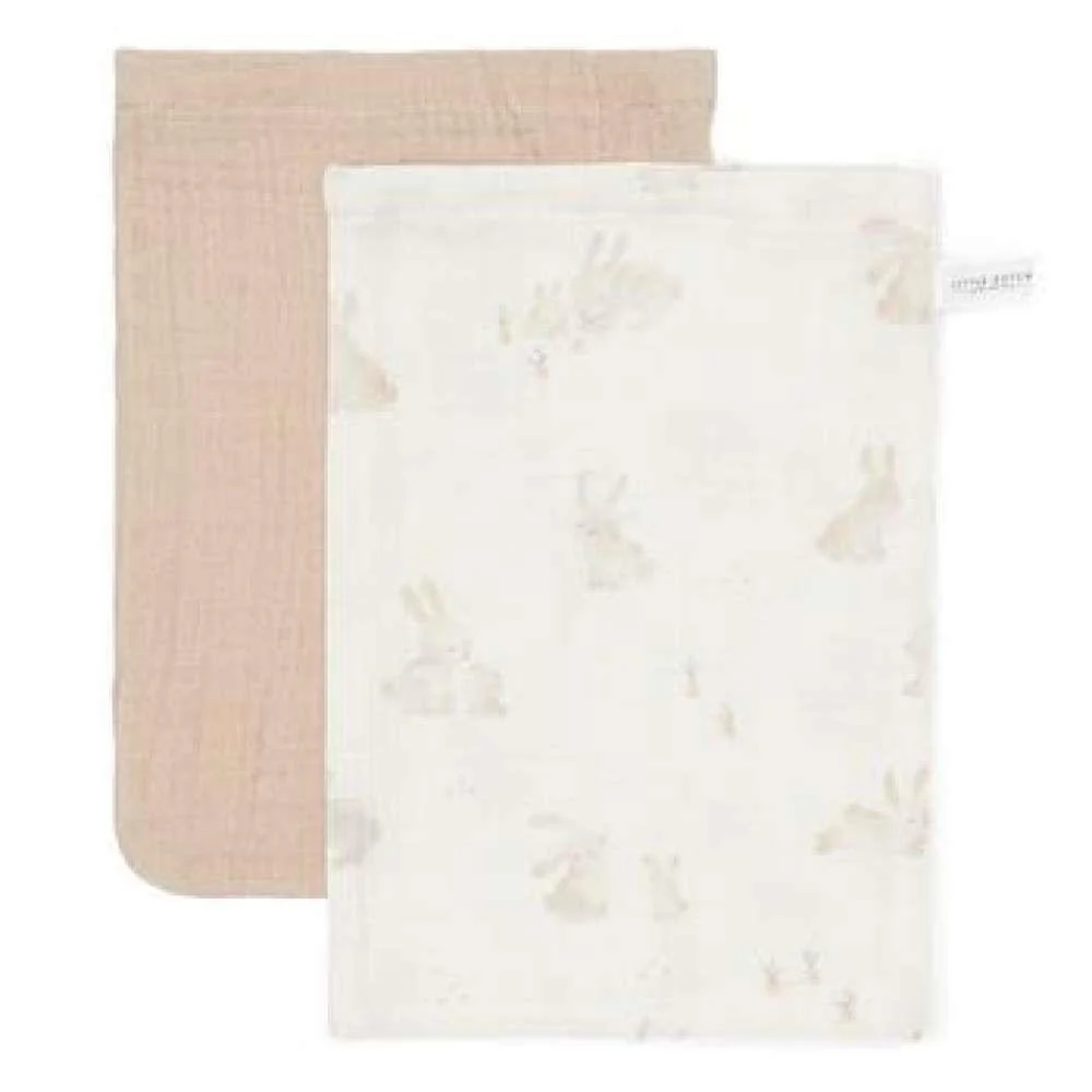 2 Toalhas Rosto Baby Bunny Pure Beige