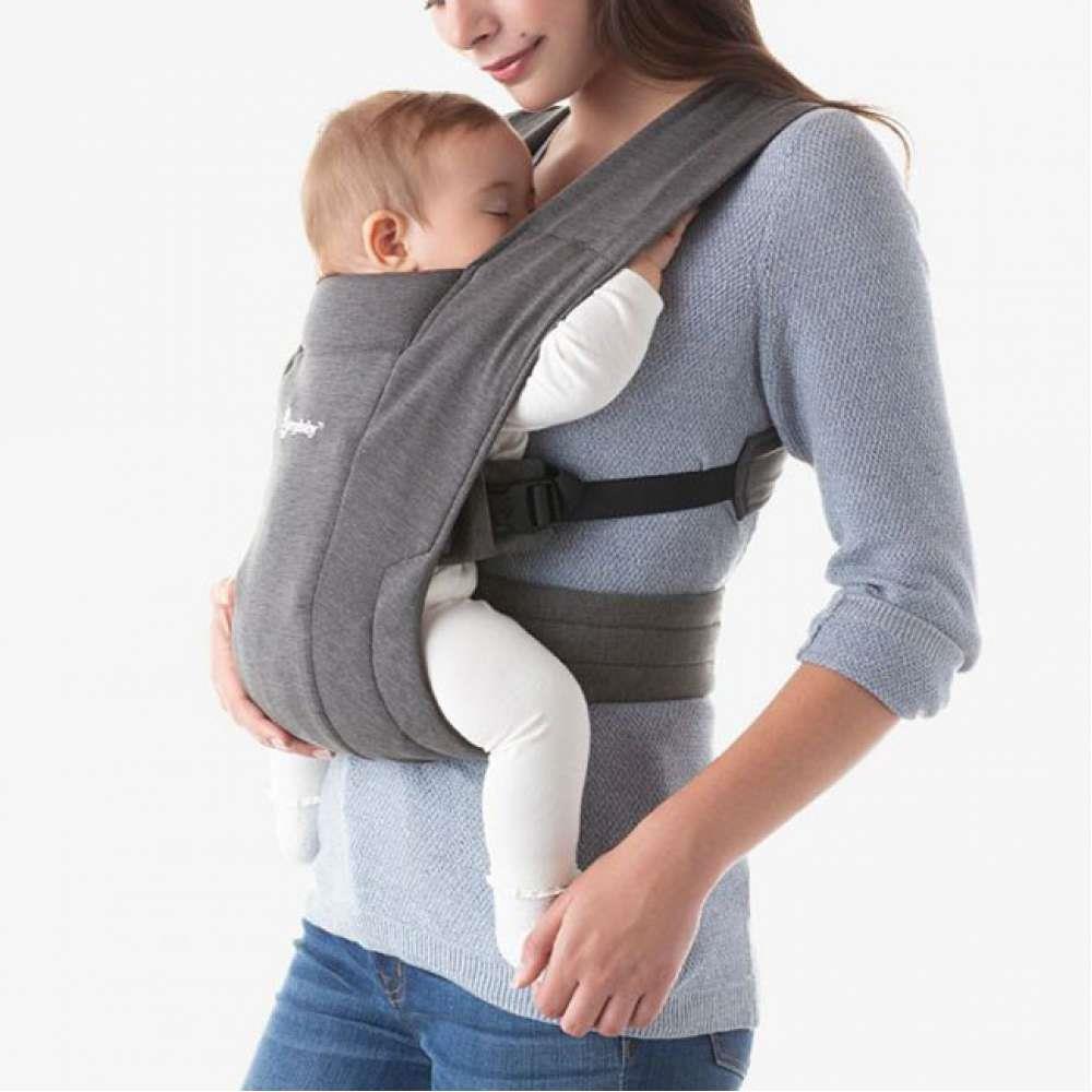 Marsúpio/Porta-Bebés Ergobaby Embrace Knit Heather Grey - Image 2