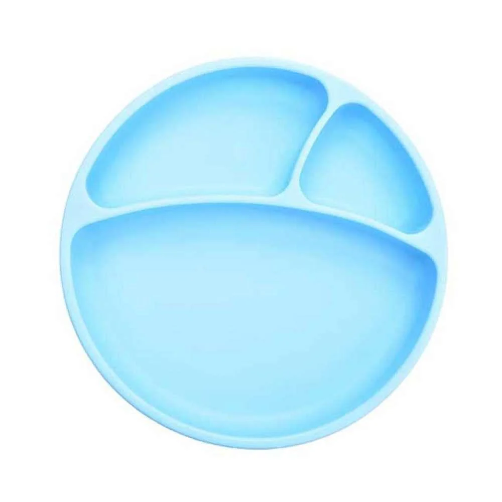 Prato em Silicone com Divisórias Minikoioi Azul - Image 2