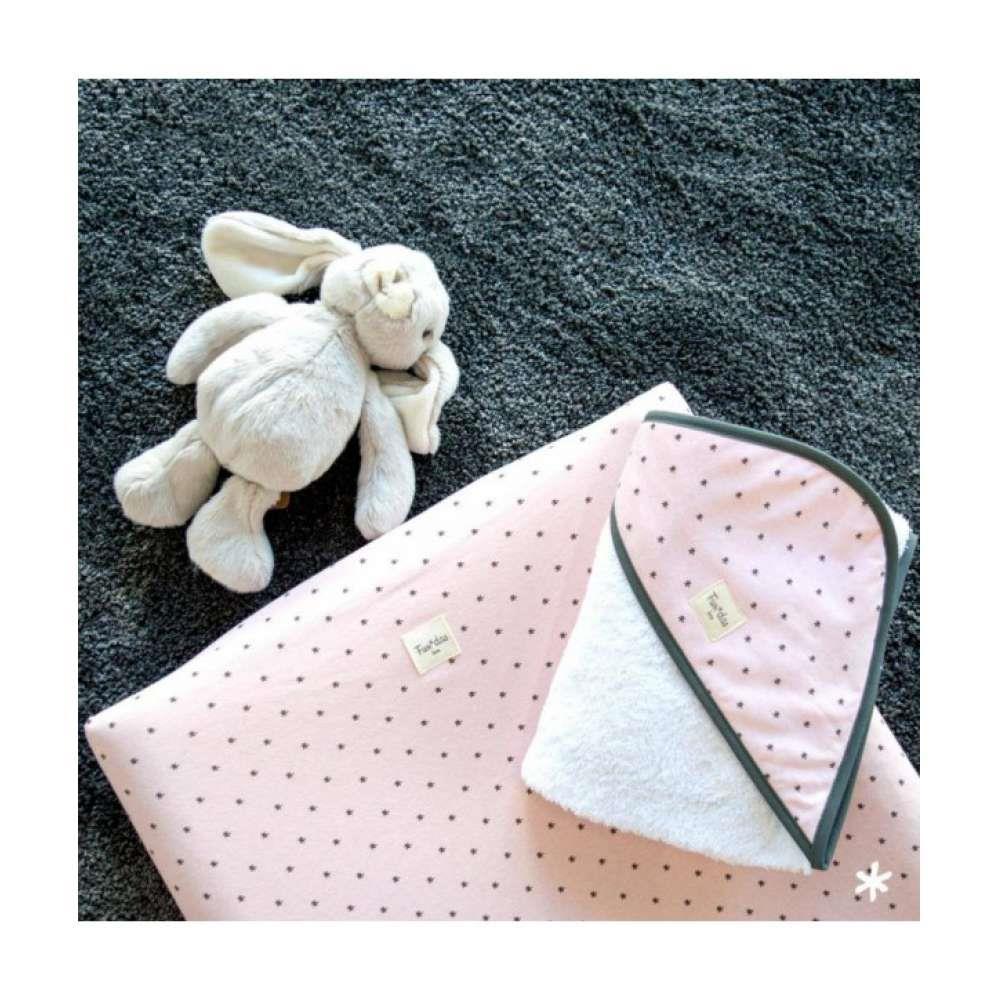 Fundas para Muda Fraldas Impermeável 70x50 Little Fun Peach - Image 6