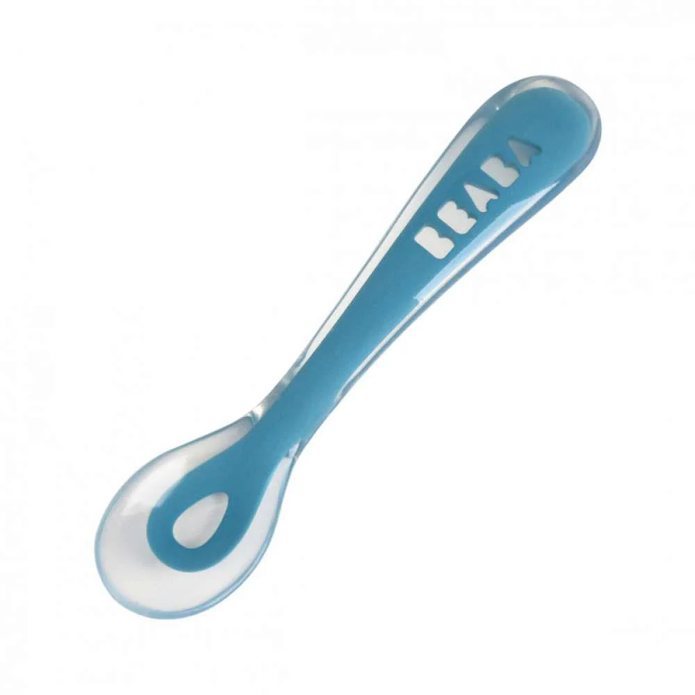 Beaba Colher Ergonómica Soft Silicone 2a Idade Azul