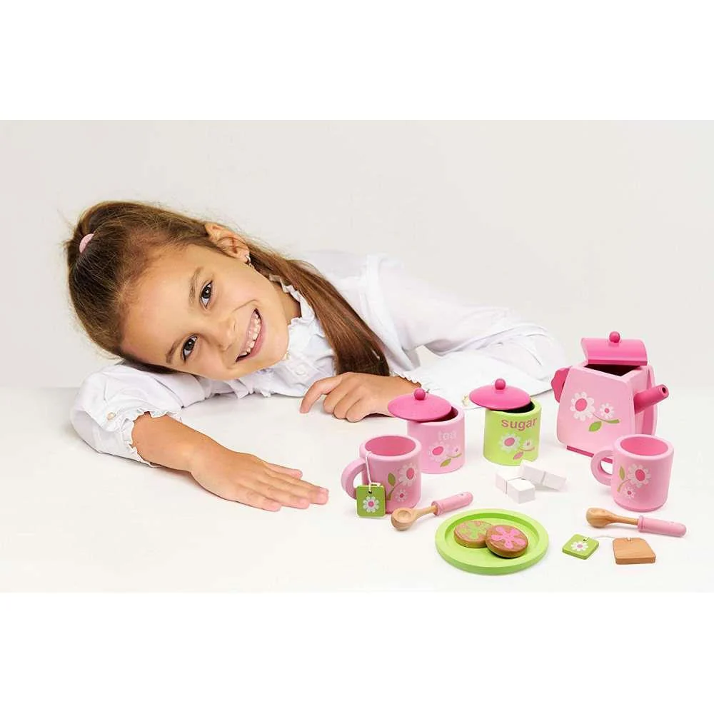 Conjunto de Chá Small Foot Tea Set Floral Rosa - Image 3
