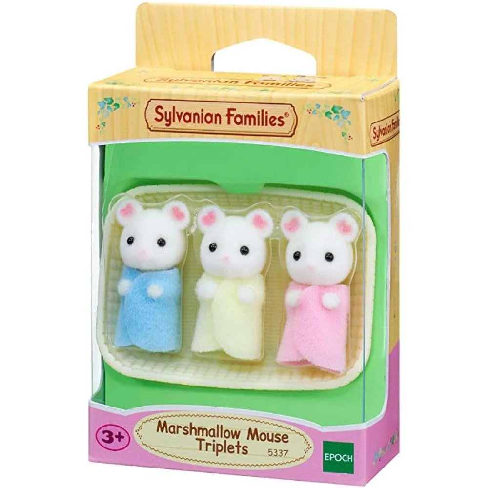 Trigémeos Ratos Marshmallow Sylvanian Families