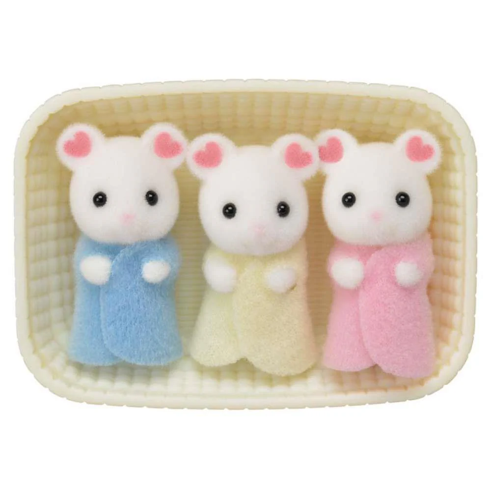 Trigémeos Ratos Marshmallow Sylvanian Families - Image 3