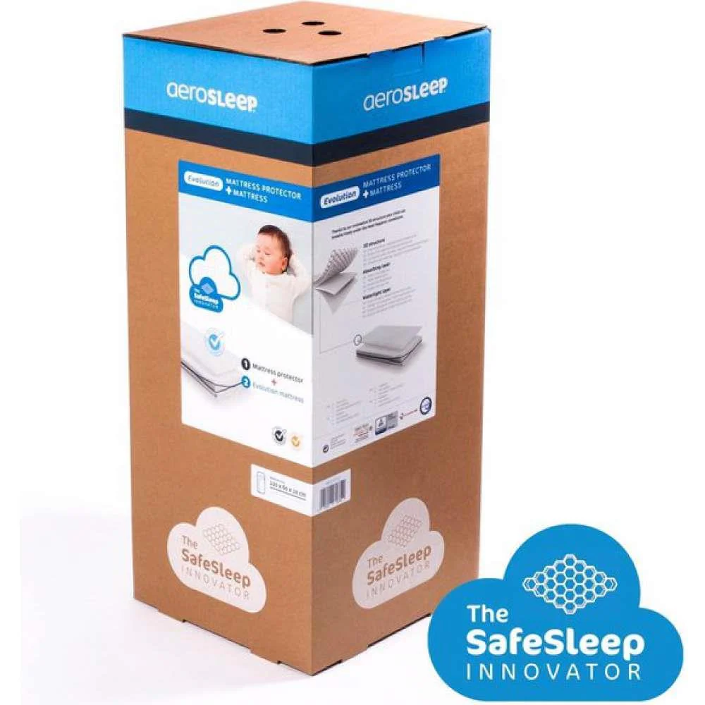 Pack AeroSleep Safe Sleep Evolution com Colchão e Protetor 3D 120x60cm - Image 4