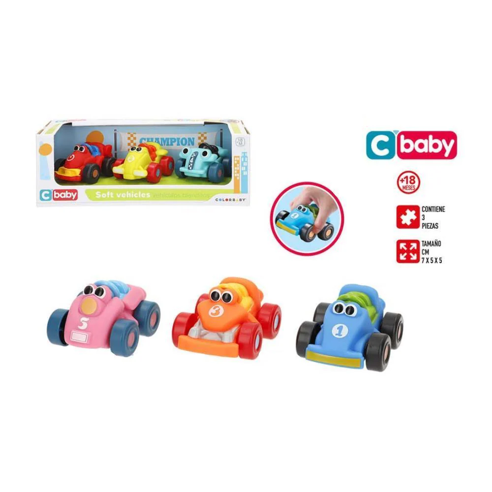 3 Carros Soft Vinil - Image 2