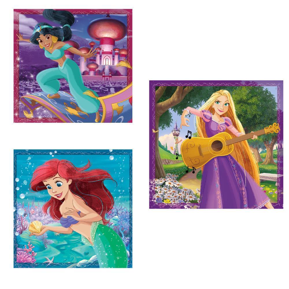 3 Puzzles Princesas Disney 48 Peças - Image 2