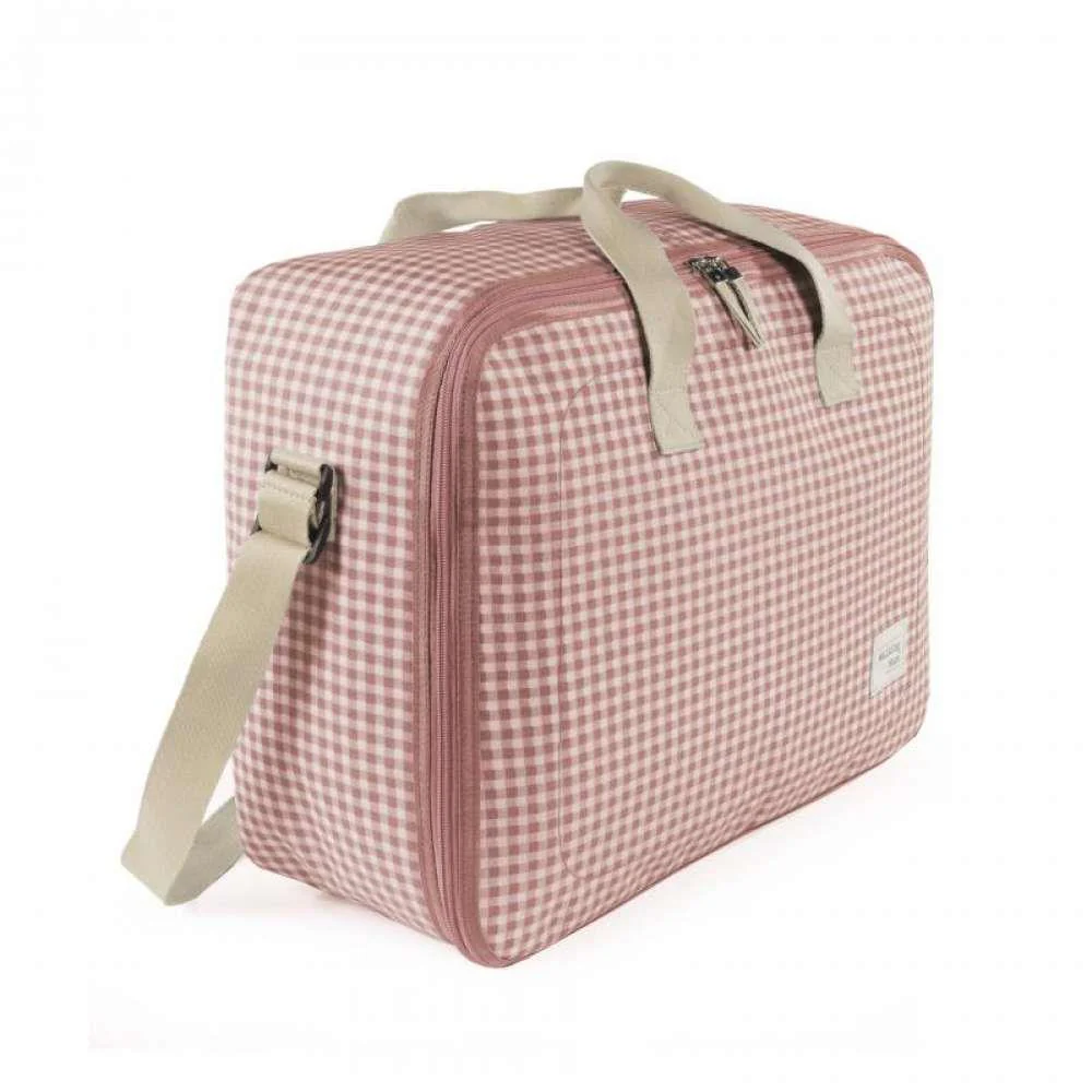 Mala de Maternidade Walking Mum I Love Vichy Rosa - Image 3