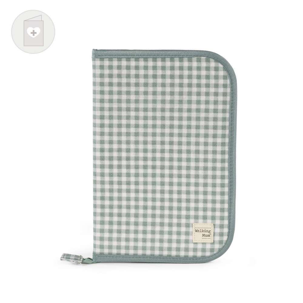 Porta Documentos Walking Mum I Love Vichy Verde