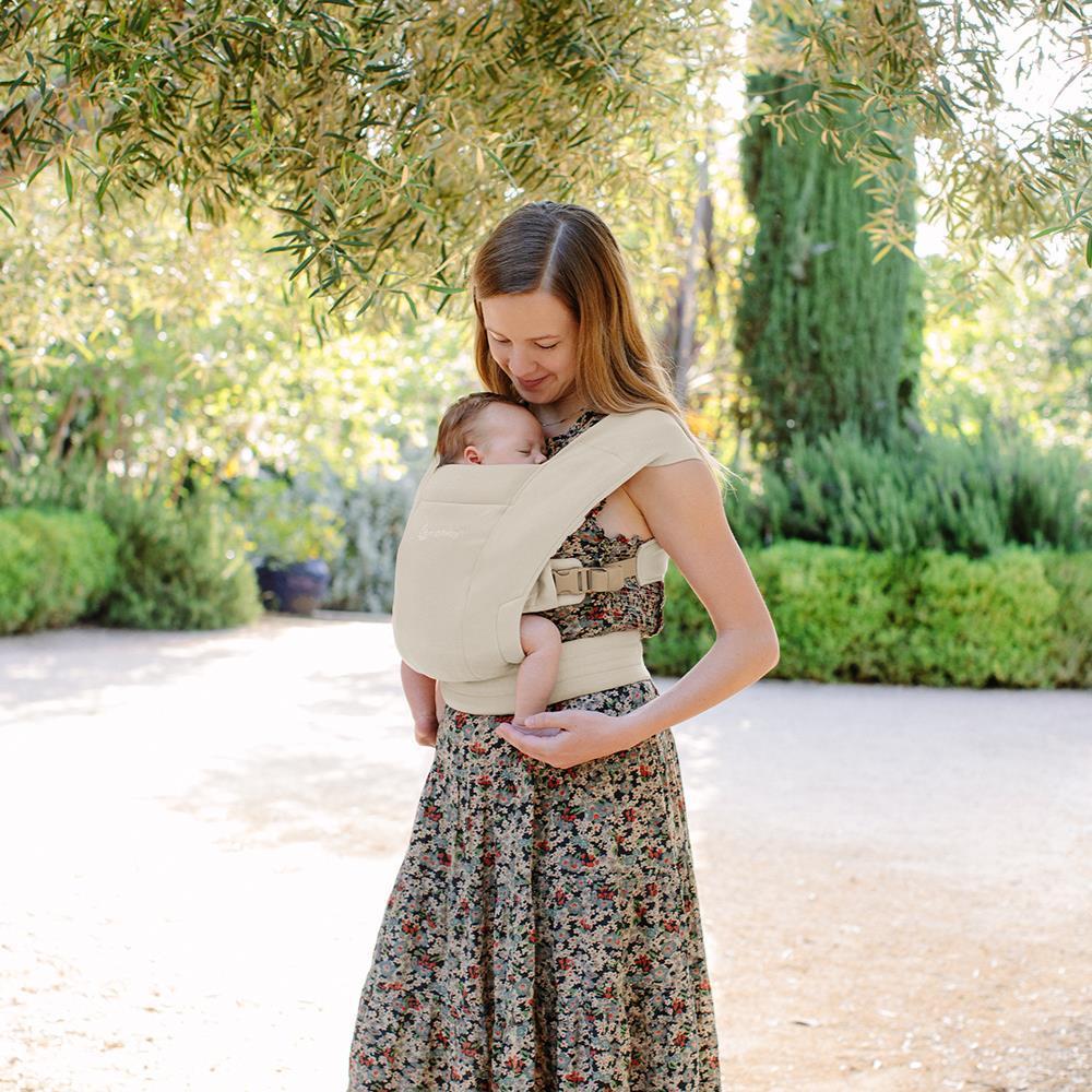 Marsúpio/Porta-Bebés Ergobaby Embrace Knit Cream - Image 16
