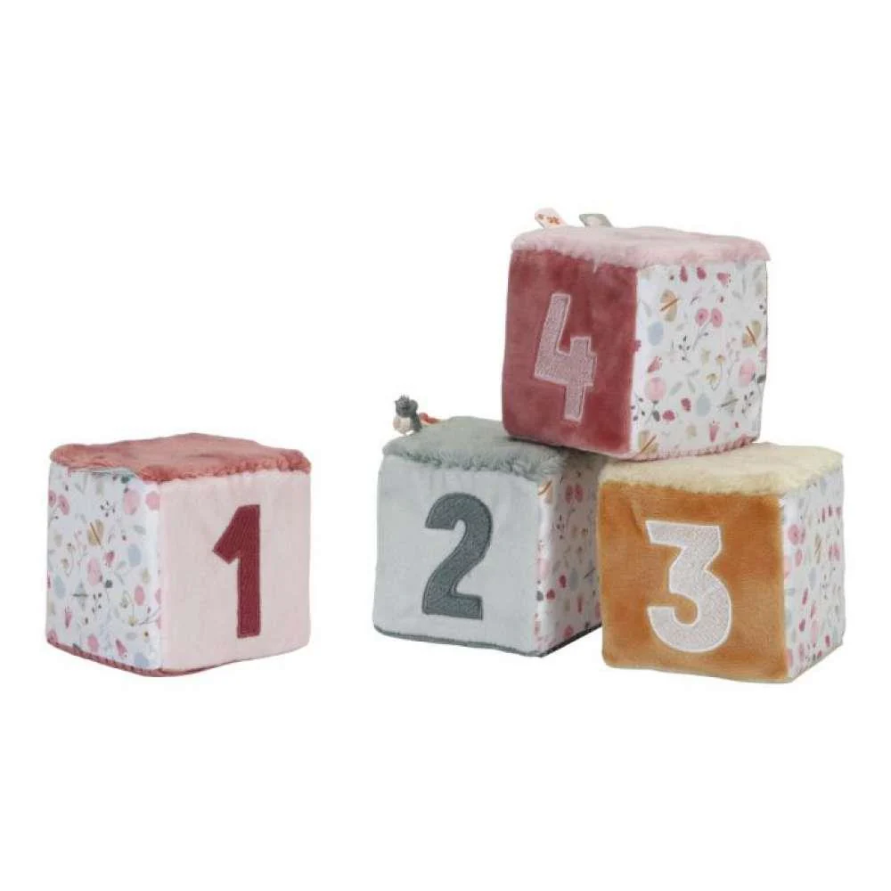 Little Dutch 4 Cubos Soft de Atividades Flores - Image 2