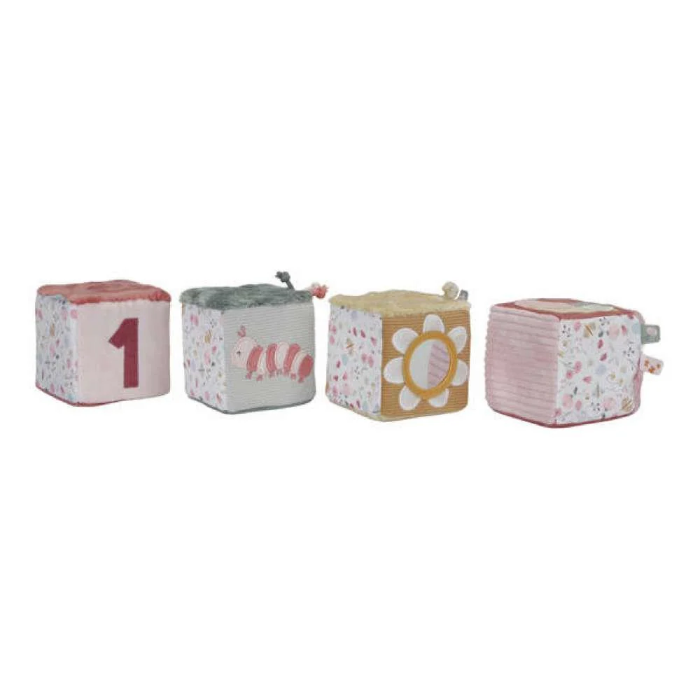 Little Dutch 4 Cubos Soft de Atividades Flores - Image 3
