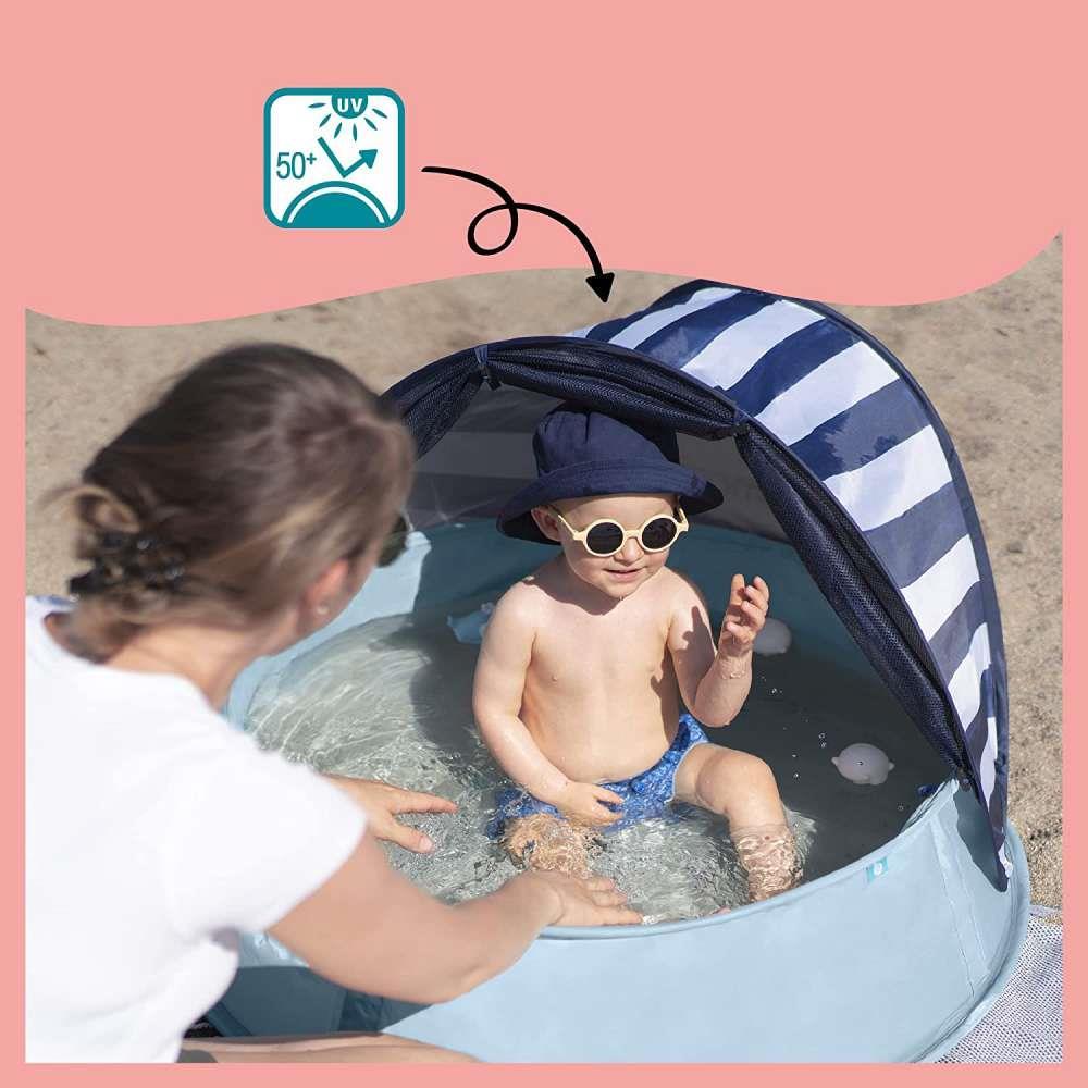 Tenda e Piscina com Capota Anti-UV Babymoov Aquani Marinheiro - Image 4