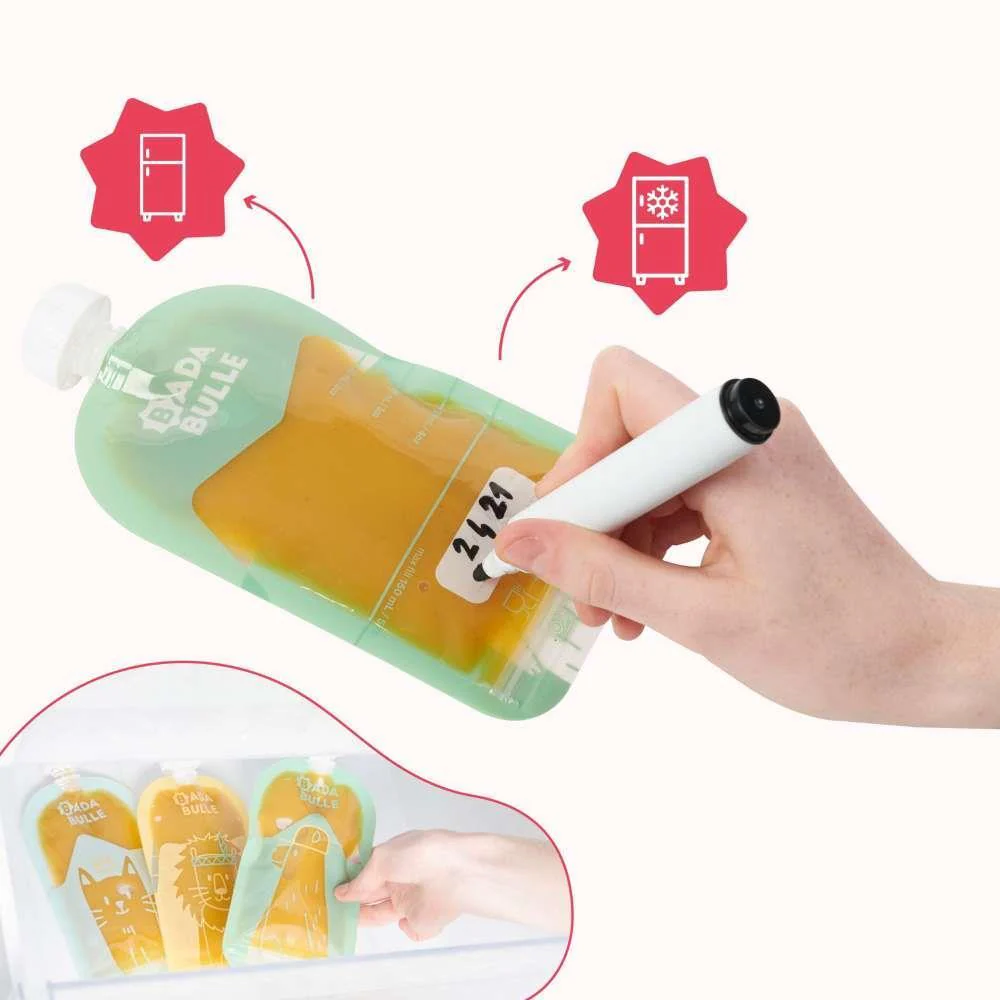 Badabulle 15 Bolsas Comida Reutilizável 150ml - Image 3
