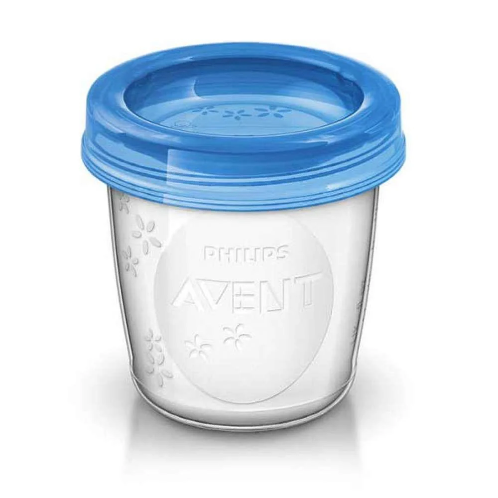 5 Copos Reutilizáveis com Tampas Philips Avent 180 ml - Image 2