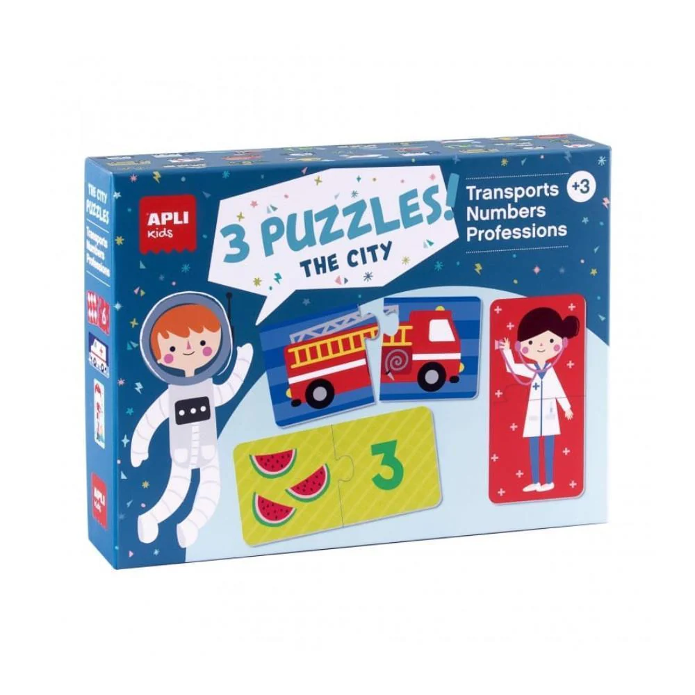 36 Puzzles de 2 Peças The City