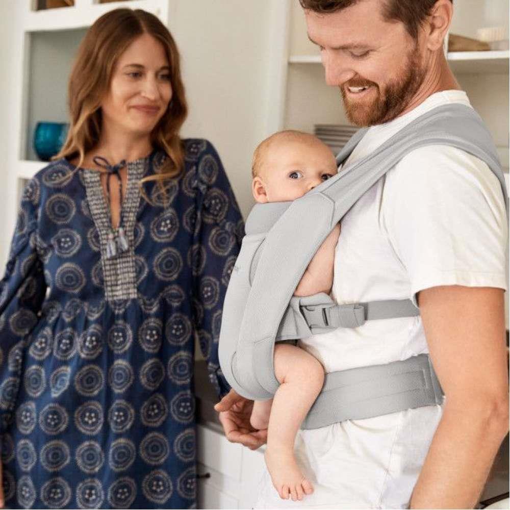 Marsúpio/Porta-Bebés Ergobaby Embrace Mesh Soft Grey - Image 13