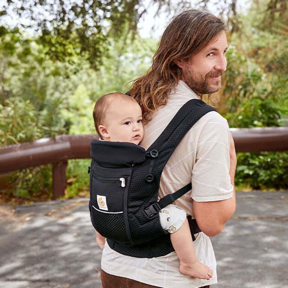 Marsúpio/Porta-Bebés Ergobaby Adapt Soft Flex Mesh Onyx Black - Image 4