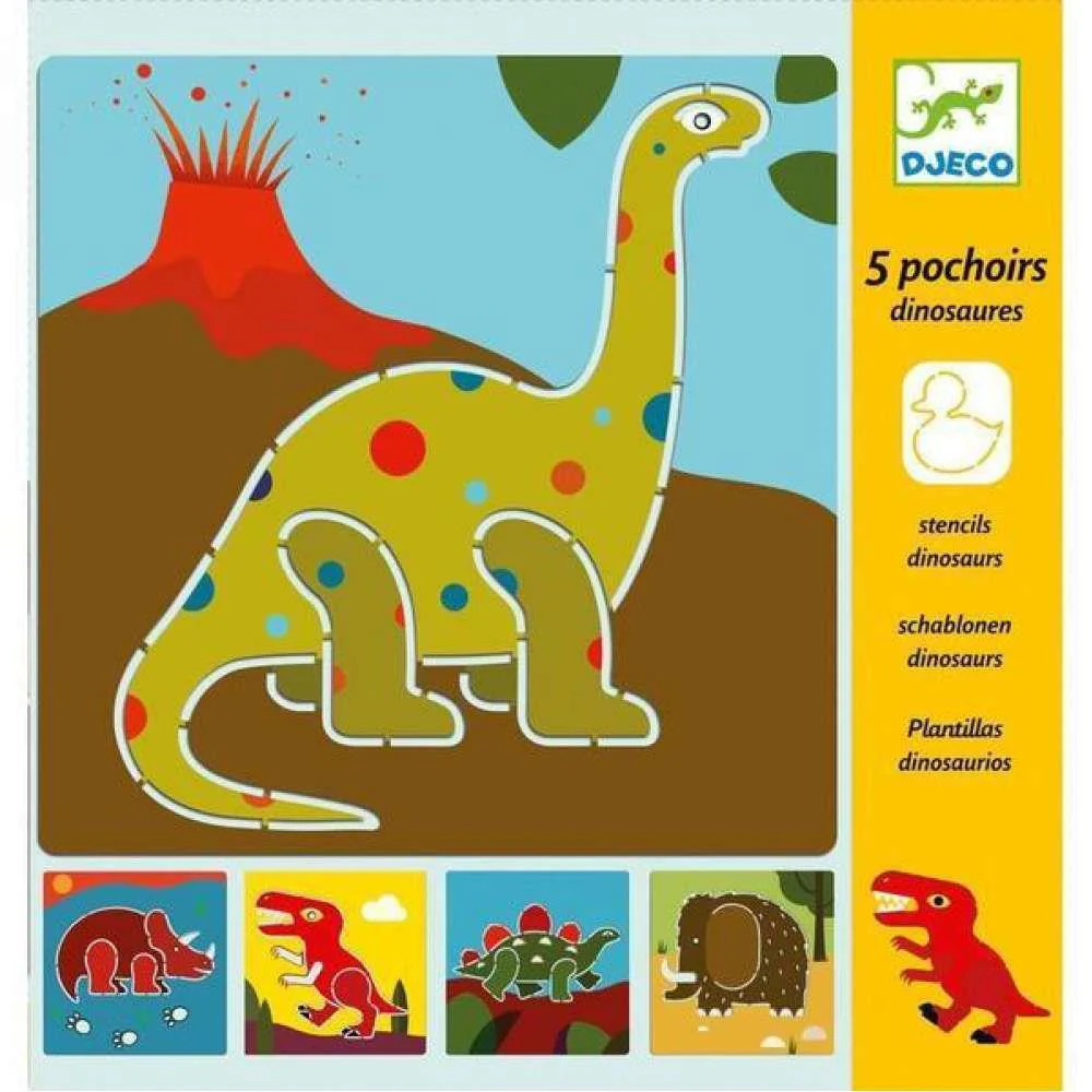 5 Stencil para Desenhar Dinossauros - Image 2