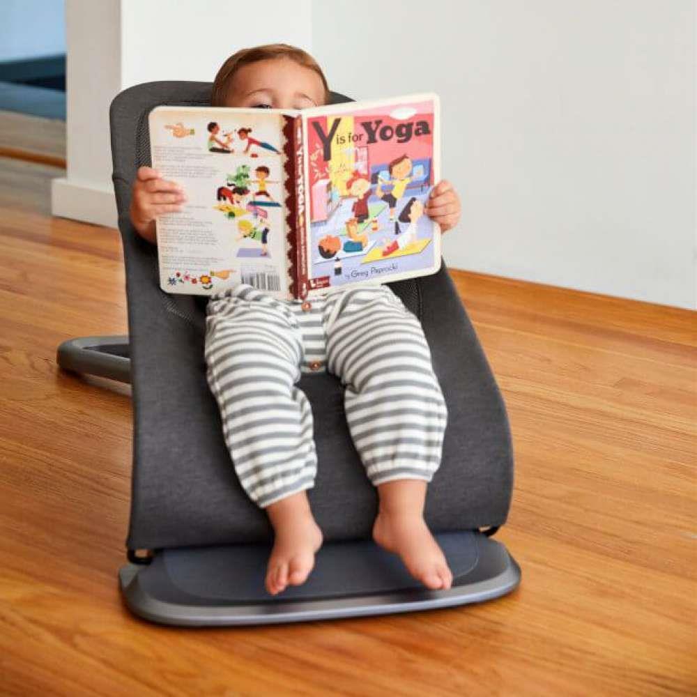 Espreguiçadeira Ergobaby Evolve Charcoal Grey - Image 3
