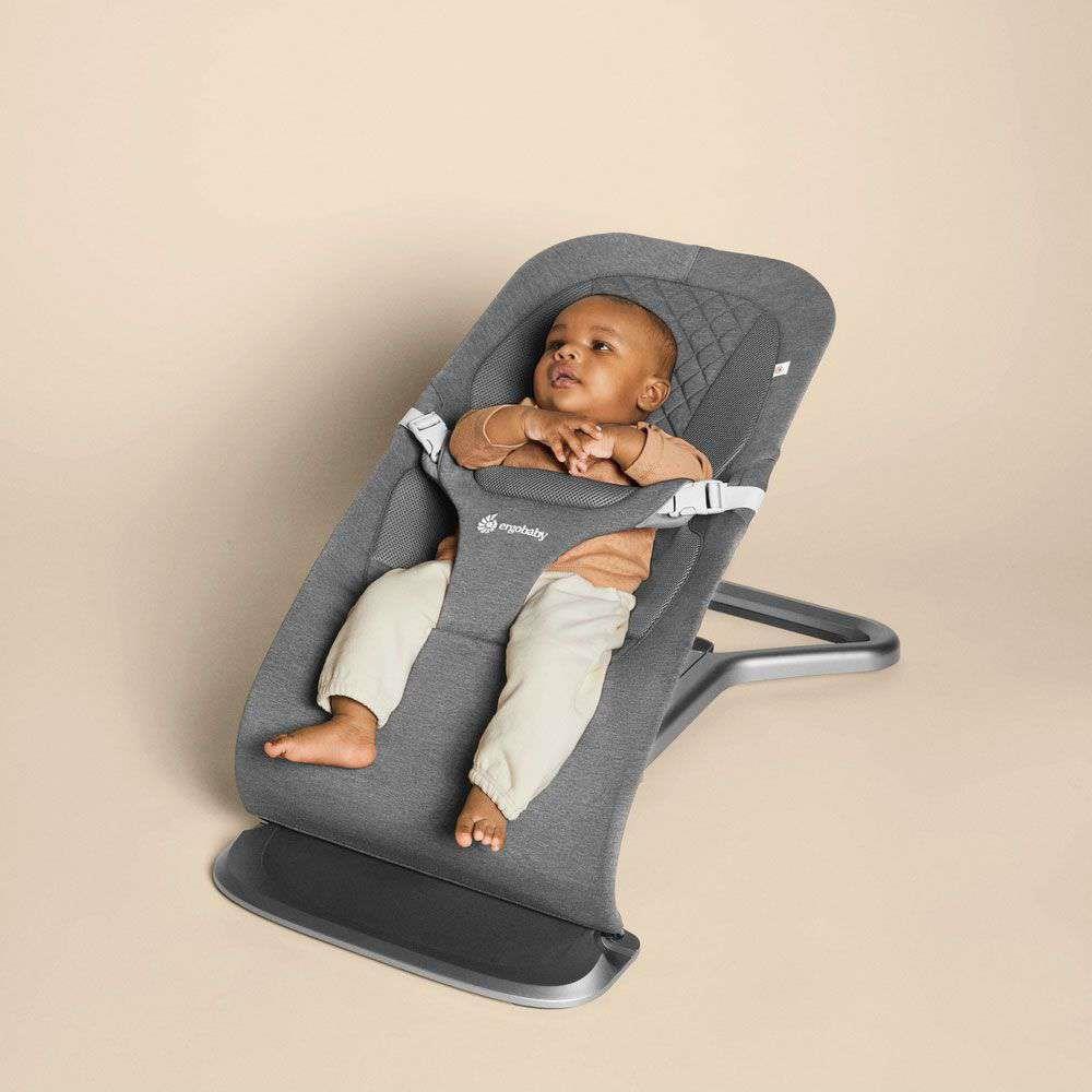Espreguiçadeira Ergobaby Evolve Charcoal Grey - Image 6