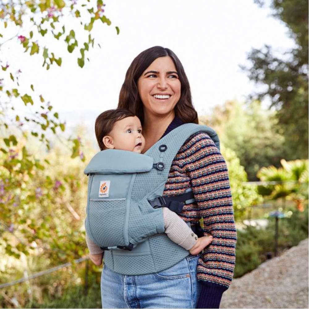 Marsúpio/Porta-Bebés Ergobaby Adapt Soft Flex Mesh Slate Blue - Image 7