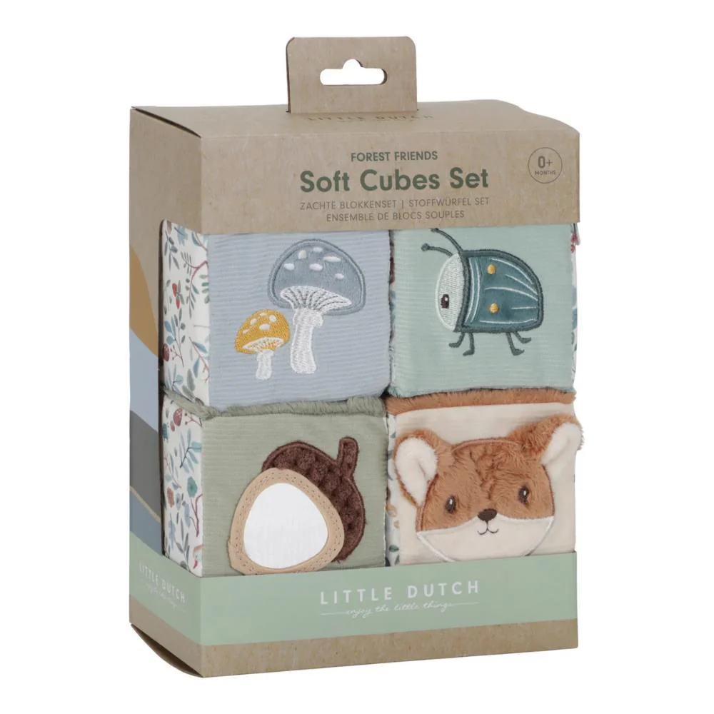 4 Cubos Soft de Atividades Little Dutch Forest Friends - Image 7