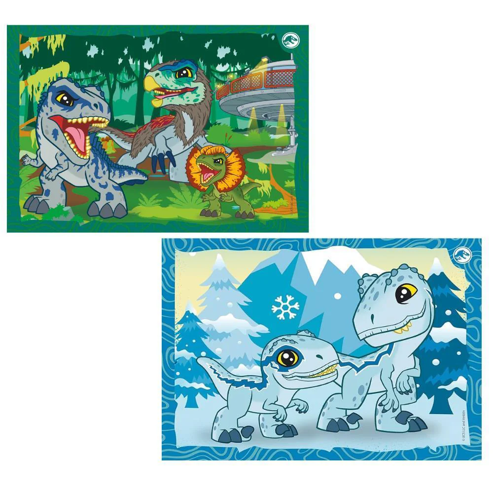 4 Puzzles Progressivos Clementoni Jurassic World 12 a 24 Peças - Image 2