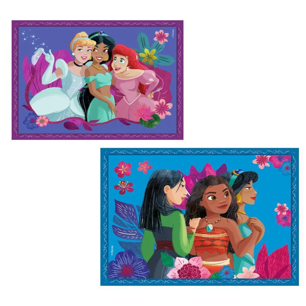 4 Puzzles Progressivos Clementoni Princesas Disney 12 a 24 Peças - Image 2