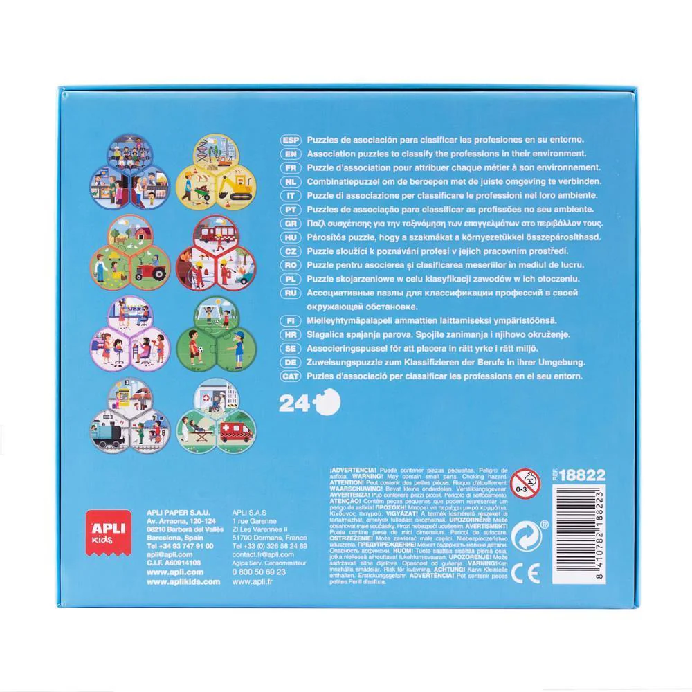 8 Puzzles Profissões 3 Peças - Image 6