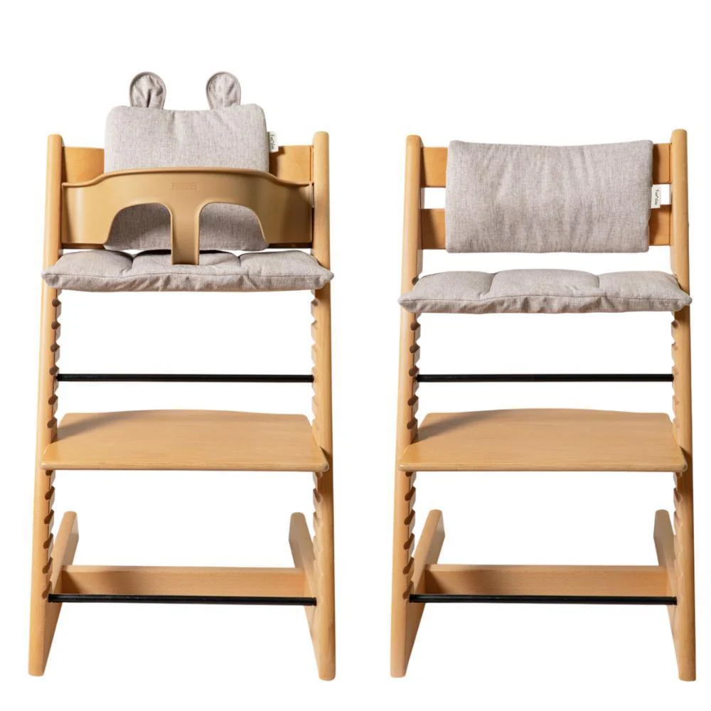 Almofada e Redutor Fundas Light Sand para Cadeira da Papa Stokke Tripp Trapp - Image 2