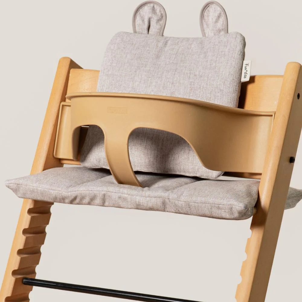 Almofada e Redutor Fundas Light Sand para Cadeira da Papa Stokke Tripp Trapp - Image 3