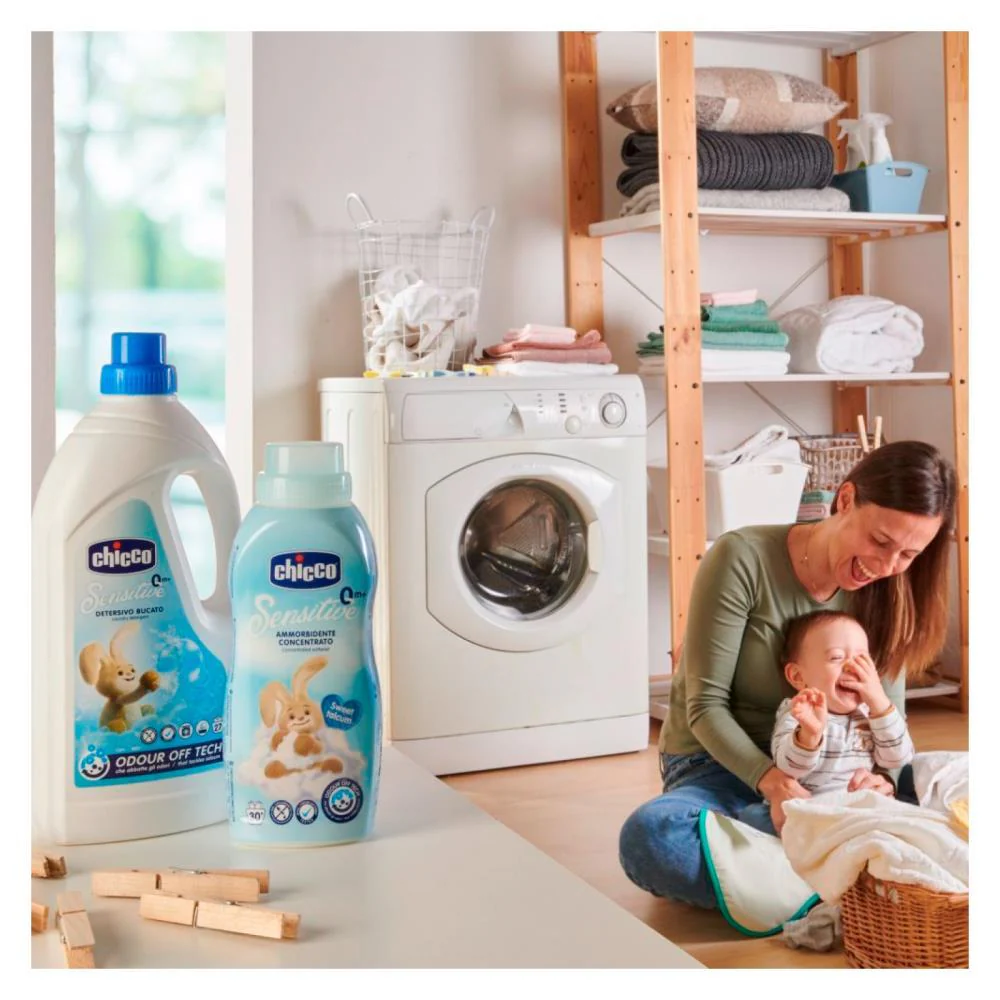 Amaciador de Roupa Chicco Sensitive Talco 750ml - Image 4