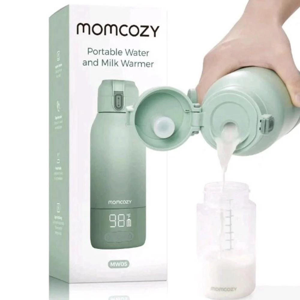Aquecedor Portátil de Leite e Água Momcozy Green - Image 2