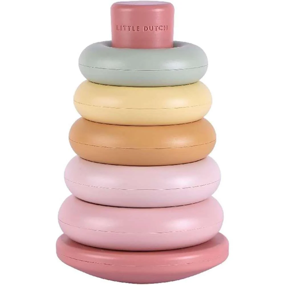 Argolas de Empilhar Rosa