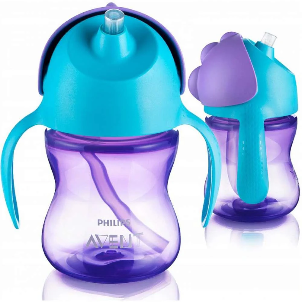 Copo com Palhinha e Asas Philips Avent Lilás/ Azul 9m+ - Image 2
