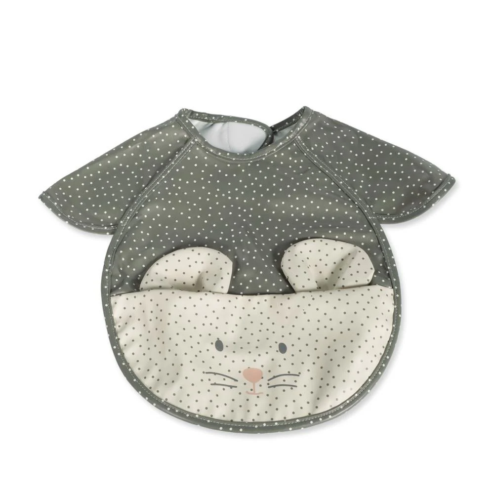 Babete com Mangas Curtas Walking Mum Mouse Poppy Moss