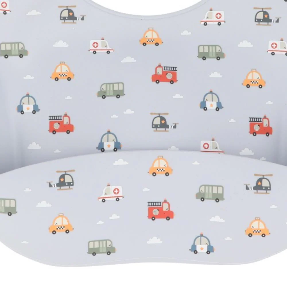 Babete em Silicone Tutete City Cars - Image 2