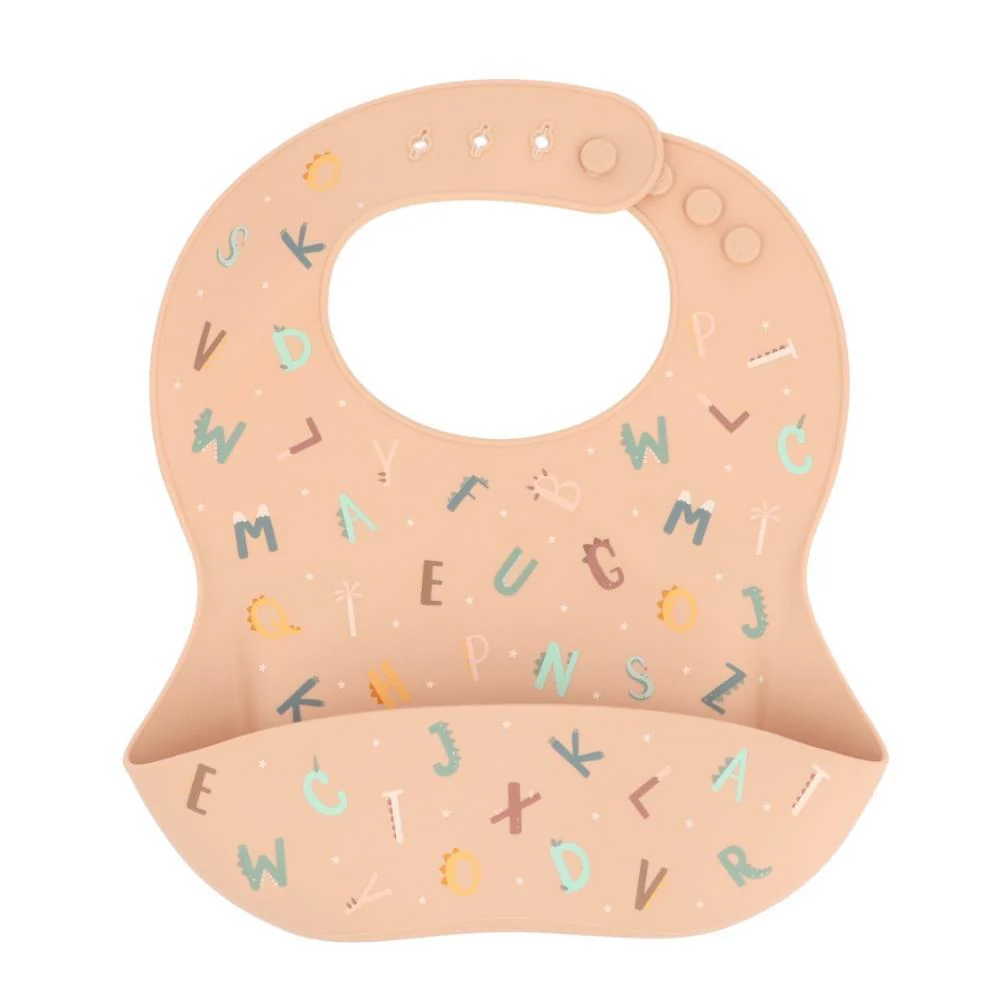 Babete em Silicone Tutete Funny Letters