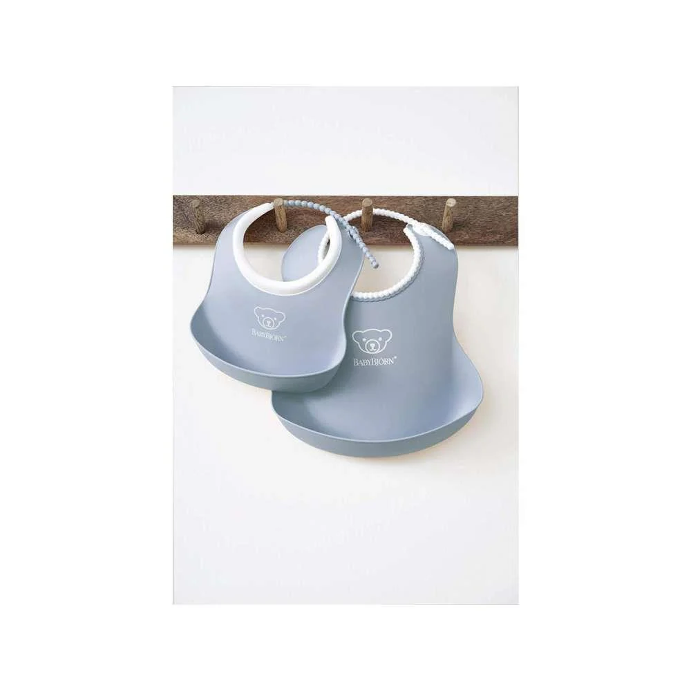 BabyBjorn Conjunto Babetes 2 Tamanhos Azul Pastel - Image 3