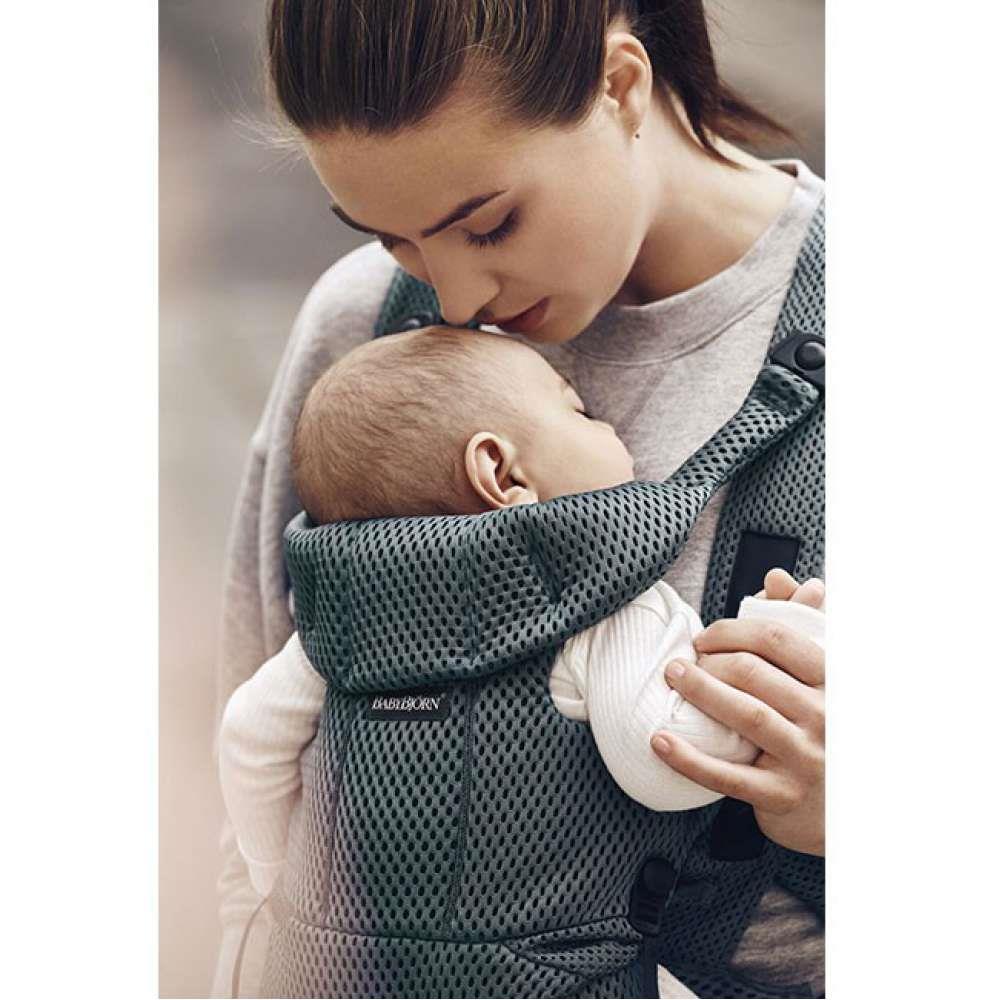 Marsúpio/Porta-Bebés BabyBjörn Move 3D Mesh Sage Green - Image 3